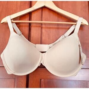 Skims Fits Everybody T-Shirt Demi Bra Clay Size 42C